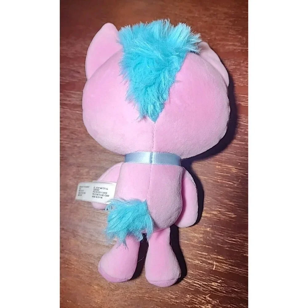 Barbie Stuffed Animal, 7-inch Pink Pet Unicorn Plushie with Glitter Collar